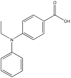 4-[ethyl(phenyl)amino]benzoic acid Struktur