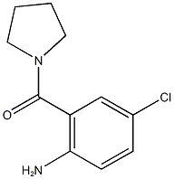 4-chloro-2-(pyrrolidin-1-ylcarbonyl)aniline Struktur