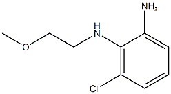 6-chloro-1-N-(2-methoxyethyl)benzene-1,2-diamine Struktur