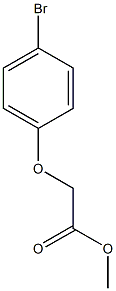 methyl 2-(4-bromophenoxy)acetate Struktur