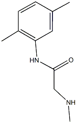 N-(2,5-dimethylphenyl)-2-(methylamino)acetamide Struktur