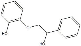 2-(2-hydroxy-2-phenyl-ethoxy)phenol Struktur