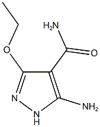 5-AMINO-3-ETHOXY-1H-PYRAZOLE-4-CARBOXAMIDE Struktur