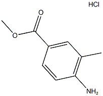 METHYL 4-AMINO-3-METHYLBENZOATE HYDROCHLORIDE Struktur