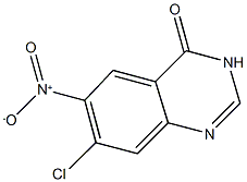 7-CHLORO-6-NITROQUINAZOLIN-4(3H)-ONE Struktur