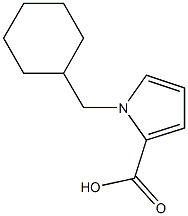 1-(CYCLOHEXYLMETHYL)-1H-PYRROLE-2-CARBOXYLIC ACID Struktur