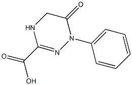 6-OXO-1-PHENYL-1,4,5,6-TETRAHYDRO-1,2,4-TRIAZINE-3-CARBOXYLIC ACID Struktur