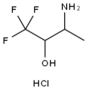 3-AMINO-1,1,1-TRIFLUOROBUTAN-2-OL HYDROCHLORIDE Struktur