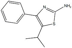 5-isopropyl-4-phenyl-1,3-thiazol-2-amine Struktur