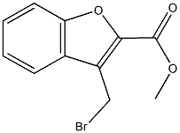 methyl 3-(bromomethyl)-1-benzofuran-2-carboxylate Struktur