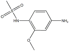 N-(4-amino-2-methoxyphenyl)methanesulfonamide Struktur