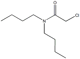 N,N-dibutyl-2-chloroacetamide Struktur