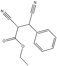 ethyl 2,3-dicyano-3-phenylpropanoate Struktur