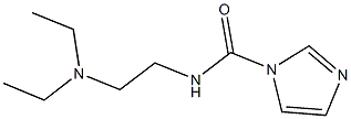 N-[2-(diethylamino)ethyl]-1H-imidazole-1-carboxamide Struktur