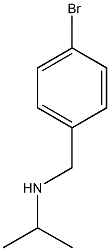 [(4-bromophenyl)methyl](propan-2-yl)amine Struktur