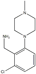 [2-chloro-6-(4-methylpiperazin-1-yl)phenyl]methanamine Struktur