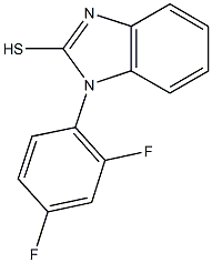 1-(2,4-difluorophenyl)-1H-1,3-benzodiazole-2-thiol Struktur