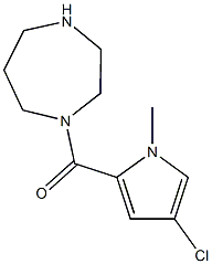 1-[(4-chloro-1-methyl-1H-pyrrol-2-yl)carbonyl]-1,4-diazepane Struktur