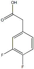 2-(3,4-difluorophenyl)acetic acid Struktur