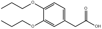 2-(3,4-dipropoxyphenyl)acetic acid Struktur