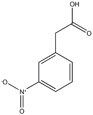 2-(3-nitrophenyl)acetic acid Struktur