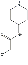 2-methoxy-N-piperidin-4-ylacetamide Struktur