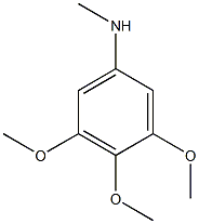 3,4,5-trimethoxy-N-methylaniline Struktur