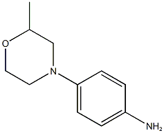 4-(2-methylmorpholin-4-yl)aniline Struktur