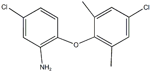 5-chloro-2-(4-chloro-2,6-dimethylphenoxy)aniline Struktur