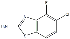 5-chloro-4-fluoro-1,3-benzothiazol-2-amine Struktur