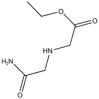 ethyl 2-[(carbamoylmethyl)amino]acetate Struktur