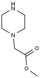 methyl 2-(piperazin-1-yl)acetate Struktur