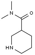 N,N-dimethylpiperidine-3-carboxamide Struktur