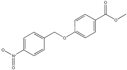 methyl 4-[(4-nitrobenzyl)oxy]benzoate Struktur