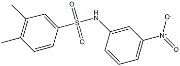 3,4-DIMETHYL-N-(3-NITROPHENYL)BENZENESULFONAMIDE Struktur