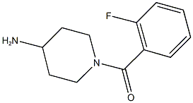 1-(2-fluorobenzoyl)piperidin-4-amine Struktur