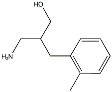 3-amino-2-(2-methylbenzyl)propan-1-ol Struktur