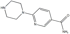 6-piperazin-1-ylnicotinamide Struktur