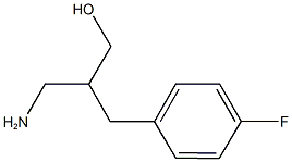 3-amino-2-(4-fluorobenzyl)propan-1-ol Struktur