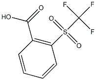 2-[(trifluoromethyl)sulfonyl]benzoic acid Struktur