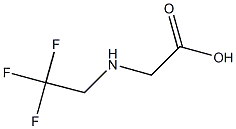 [(2,2,2-trifluoroethyl)amino]acetic acid Struktur