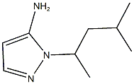 1-(1,3-dimethylbutyl)-1H-pyrazol-5-amine Struktur