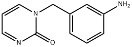 1-[(3-aminophenyl)methyl]-1,2-dihydropyrimidin-2-one Struktur