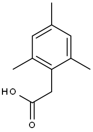 2-(2,4,6-trimethylphenyl)acetic acid Struktur