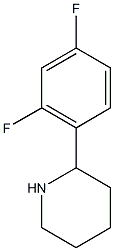 2-(2,4-difluorophenyl)piperidine Struktur