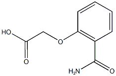 2-(2-carbamoylphenoxy)acetic acid Struktur