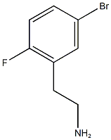 2-(5-bromo-2-fluorophenyl)ethan-1-amine Struktur