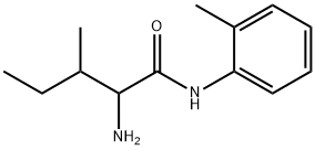 2-amino-3-methyl-N-(2-methylphenyl)pentanamide Struktur