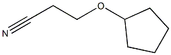 3-(cyclopentyloxy)propanenitrile Struktur