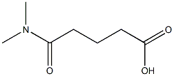 4-(dimethylcarbamoyl)butanoic acid Struktur